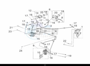 CRUISYM 300 (LV30W1Z1-EU) (L9) drawing BRAKE SYSTEM