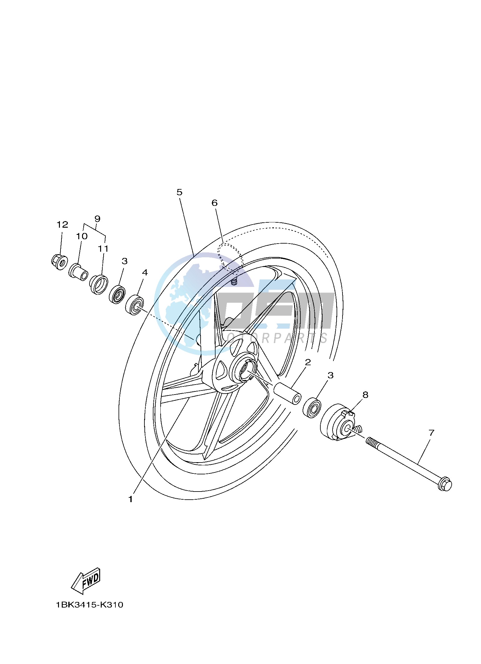 FRONT WHEEL 2