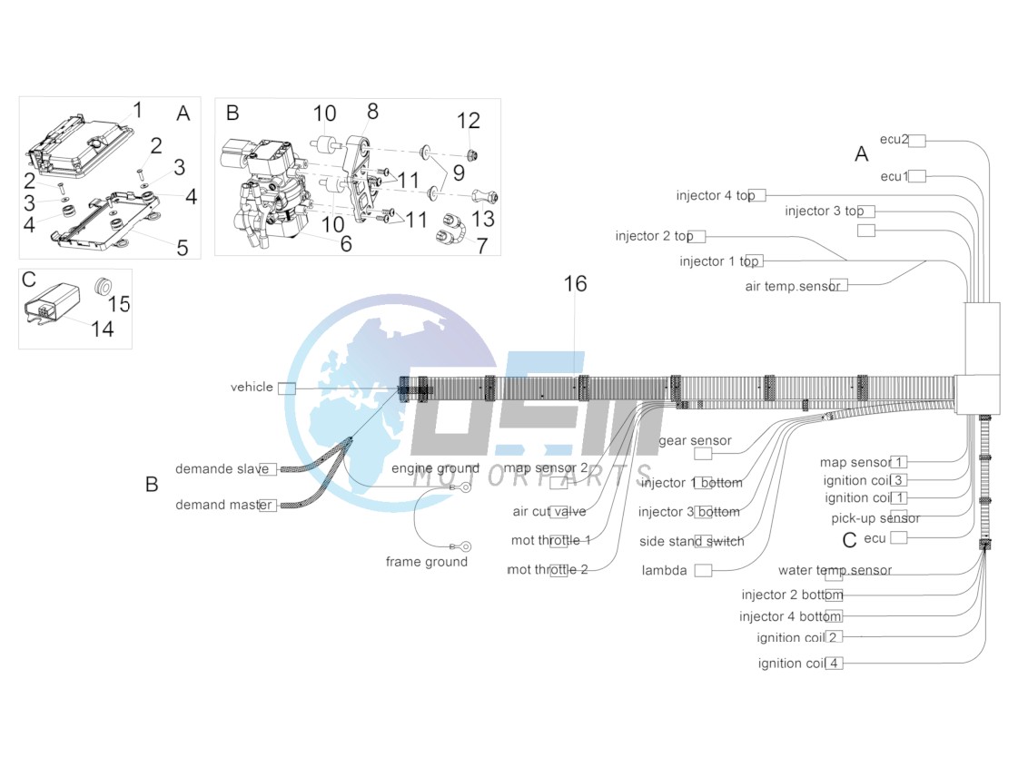 Central electrical system