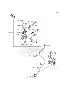 Z800_ABS ZR800DEF UF (UK FA) XX (EU ME A(FRICA) drawing Front Master Cylinder