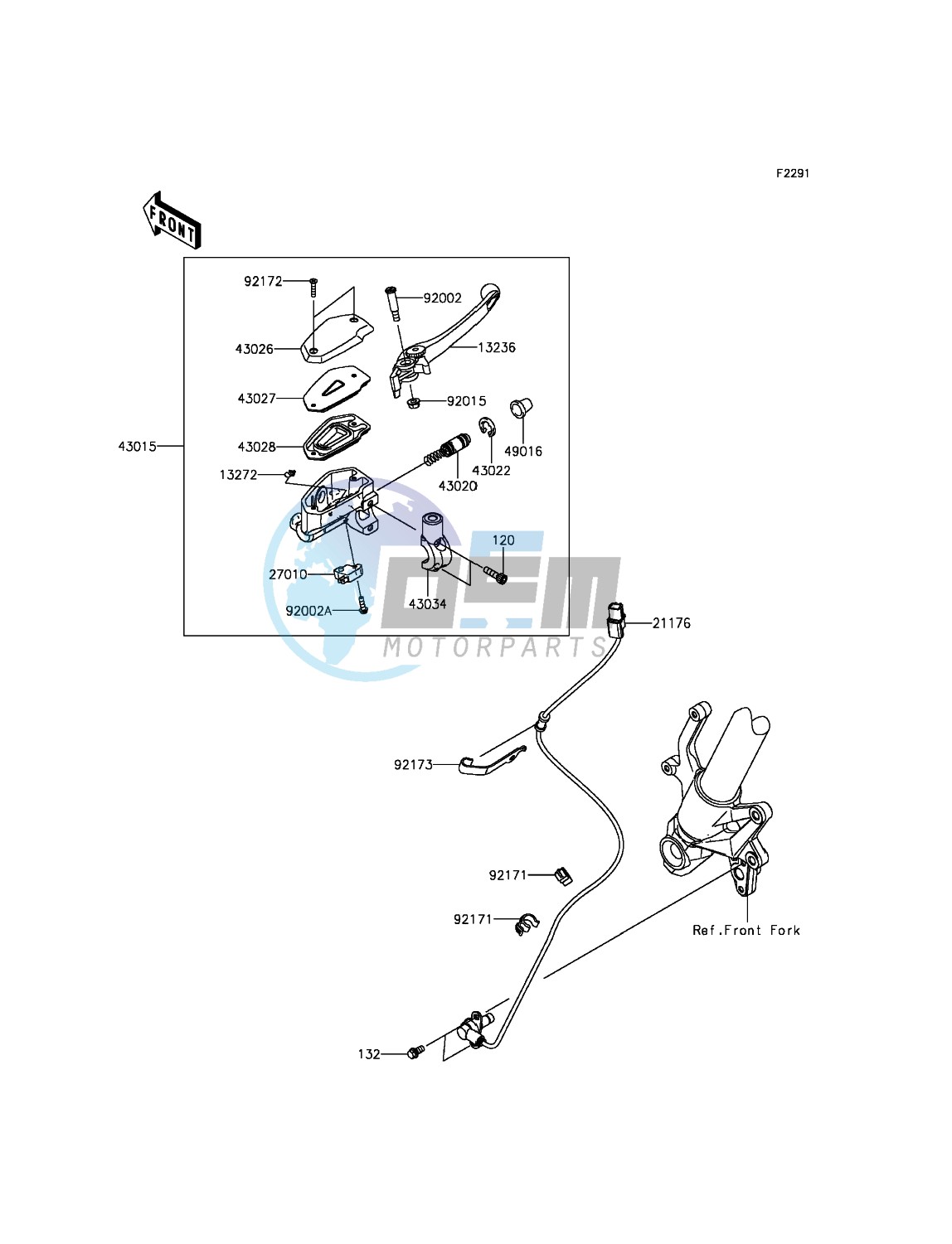 Front Master Cylinder