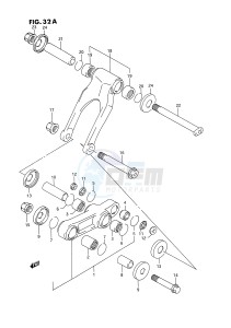 RM125 (E2) drawing CUSHION LEVER (MODEL P R S)