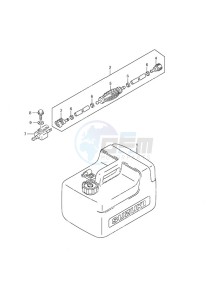 DF 9.9A drawing Fuel Tank