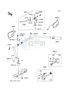 VN900 CLASSIC VN900BCFA GB XX (EU ME A(FRICA) drawing Handlebar