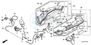 CBR1000RRA UK - (E / MKH) drawing AIR INTAKE DUCT/SOLENOID VALVE