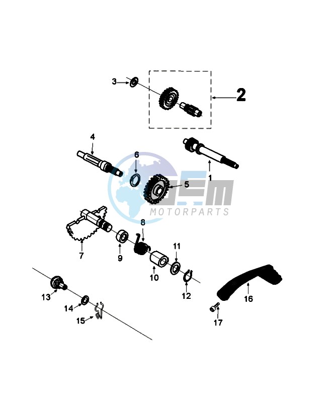 DRIVE SHAFTS / KICKSTARTER