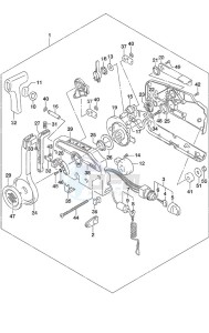 DF 9.9B drawing Opt: Remote Control