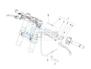 RS 125 REPLICA 4T E4 ABS (EMEA) drawing Clutch control