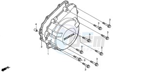 CB900F 919 drawing GENERATOR COVER