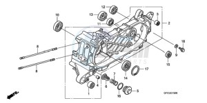 NVS502SH9 TU drawing LEFT CRANKCASE