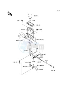 KVF650 4x4 KVF650D8F EU GB drawing Control