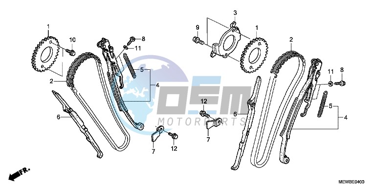 CAM CHAIN/ TENSIONER