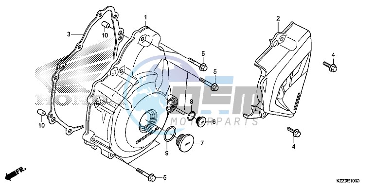 LEFT CRANKCASE COVER