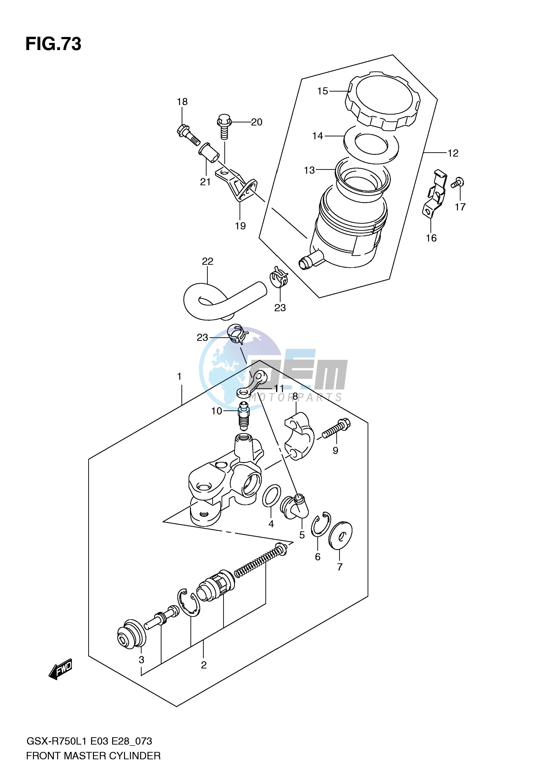 FRONT MASTER CYLINDER