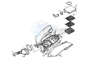 DXR QUAD - 250 cc drawing REAR FENDER