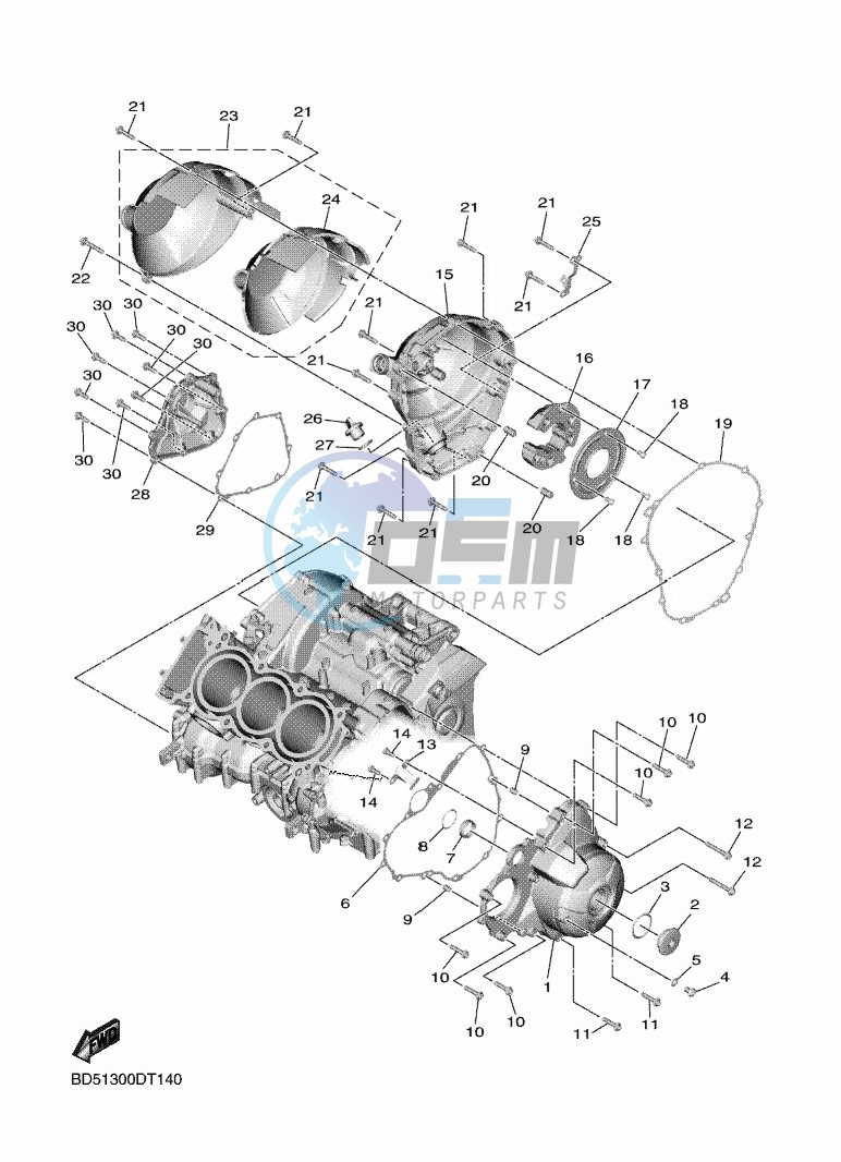 CRANKCASE COVER 1