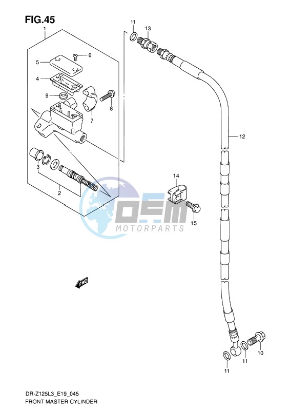 FRONT MASTER CYLINDER