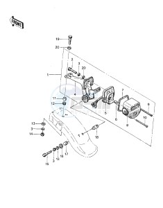 KZ 400 A (A1-A2) drawing TAILLIGHT