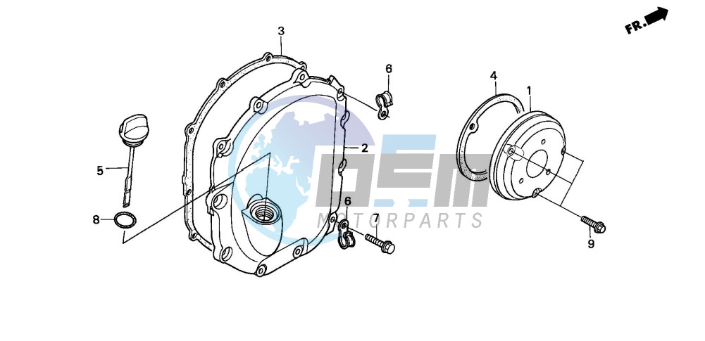 RIGHT CRANKCASE COVER