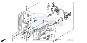 FES1259 UK - (E / MKH) drawing HEADLIGHT