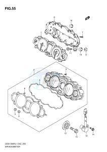 GSX1300R (E2) Hayabusa drawing SPEEDOMETER (GSX1300RUFL1 E19)