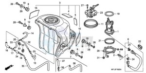 CBR1000RAA Korea - (KO / ABS) drawing FUEL TANK/FUEL PUMP