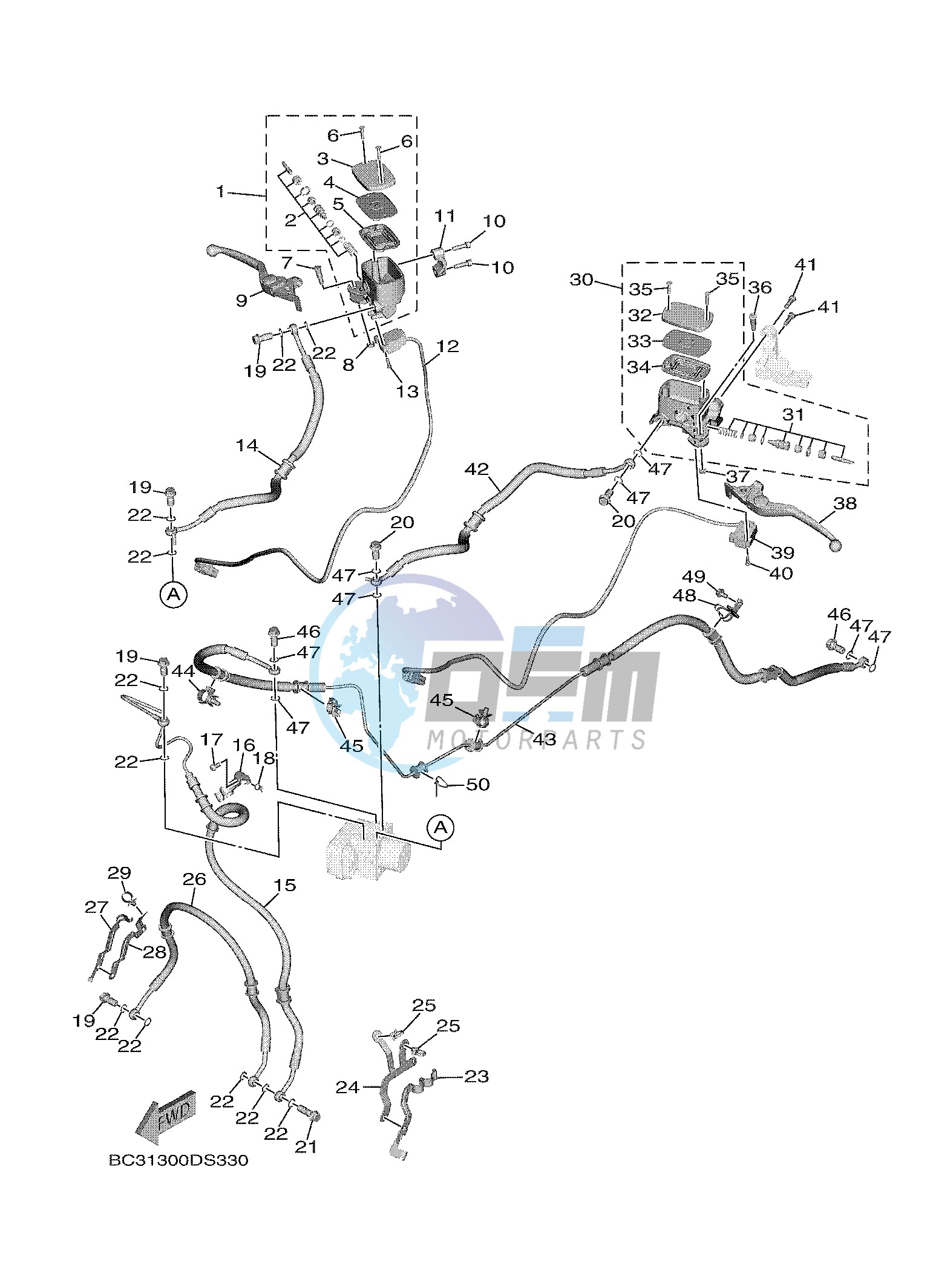 FRONT MASTER CYLINDER