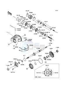 KVF650 4x4 KVF650D6F EU GB drawing Drive Shaft-Rear