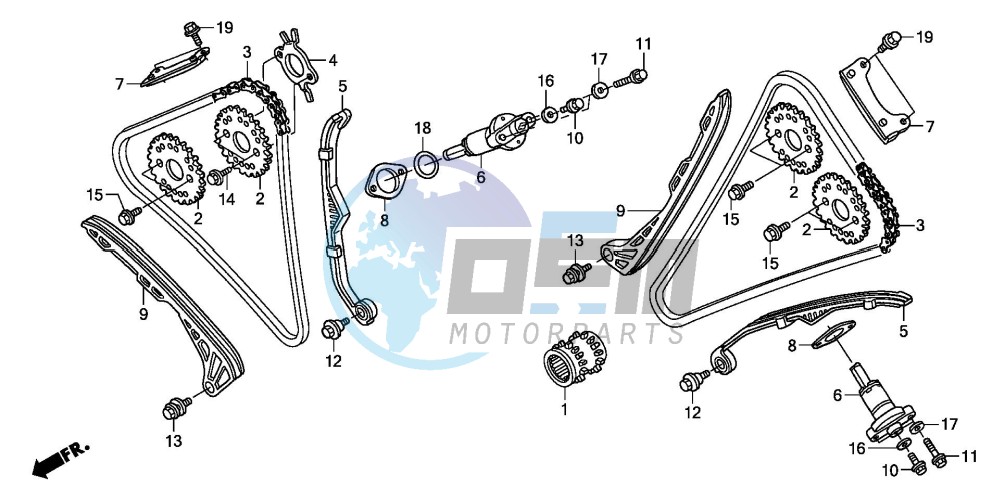 CAM CHAIN/TENSIONER