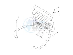 PRIMAVERA 150 4T 3V IGET ABS E4 (NAFTA) drawing Rear luggage rack