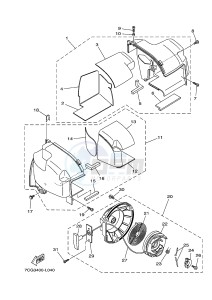 EF1000IS 50 (7CG3) drawing AIR SHROUD & STARTER