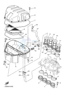 XJ6SA 600 DIVERSION (S-TYPE, ABS) (36DC) drawing INTAKE