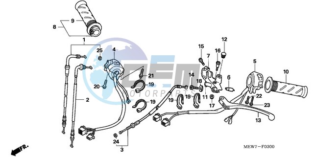 HANDLE LEVER/SWITCH/CABLE