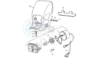 TT K 600 drawing HEADLIGHT