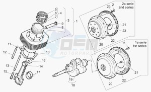 California 1100 EV PI Cat. Stone/Touring PI Cat drawing Crankshaft - piston