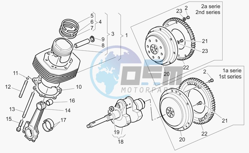 Crankshaft - piston