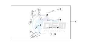 CBF1000 drawing MAIN STAND