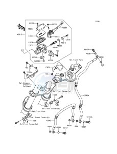 ER-6F EX650ECF XX (EU ME A(FRICA) drawing Front Master Cylinder