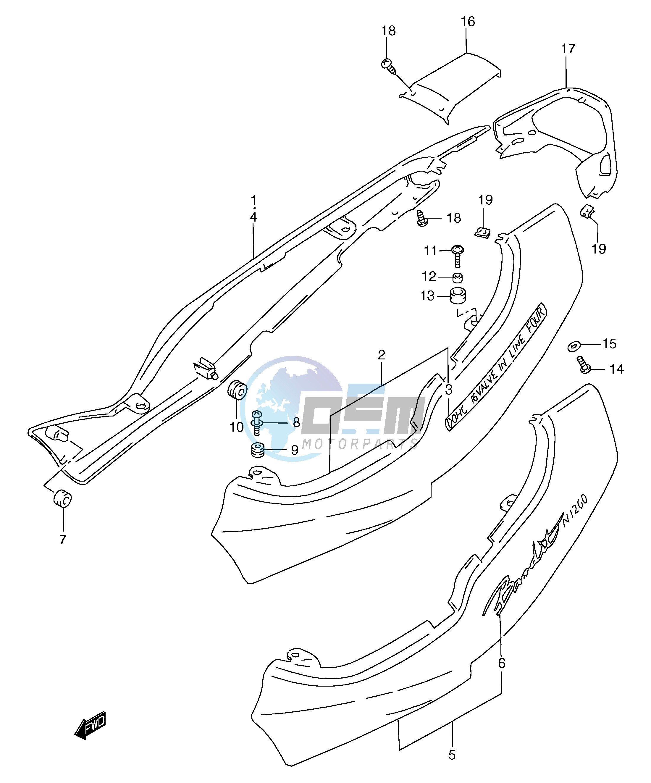 FRAME COVER (MODEL T)