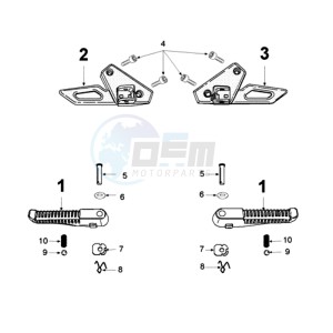 FIGHT 3 R 4T drawing FOOT SUPPORT