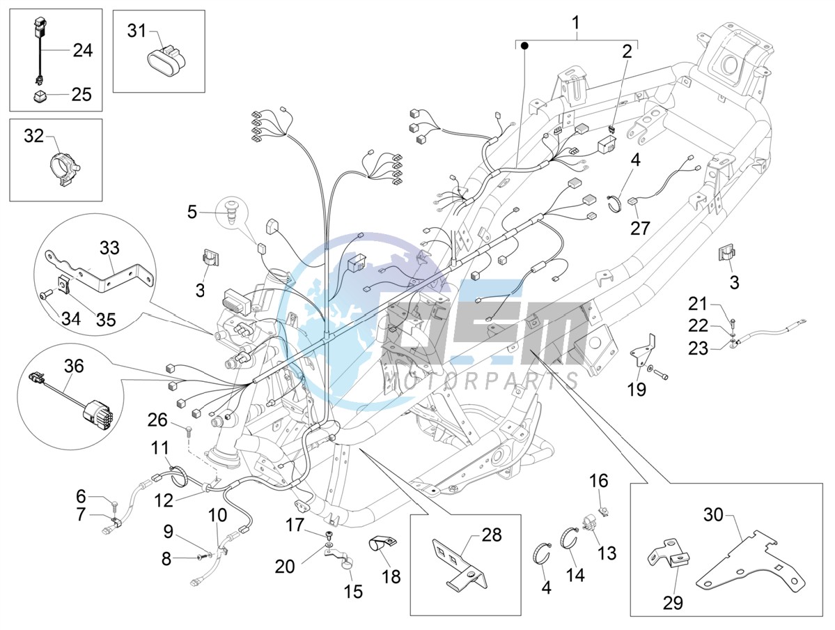 Main cable harness