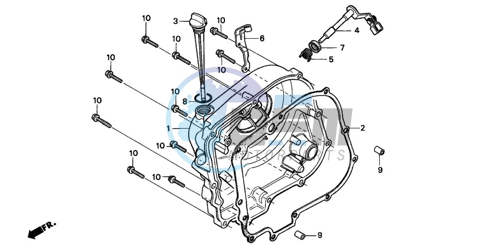 RIGHT CRANKCASE COVER