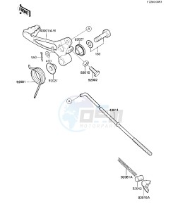 KX 60 B [KX60] (B1-B4) [KX60] drawing BRAKE PEDAL