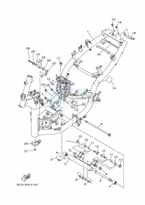 MWS125-C TRICITY 125 (BCS5) drawing FRAME