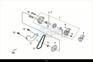 JOYRIDE 300 (LJ30W1-EU) (M2) drawing OIL PUMP ASSY