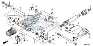 VFR1200XDC drawing SWINGARM