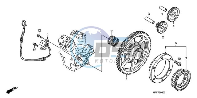 PULSE GENERATOR/ STARTING CLUTCH