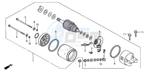 FJS600 SILVER WING drawing STARTING MOTOR