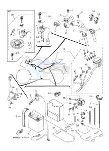 YZF-R25 249 (1WD9) drawing ELECTRICAL 1