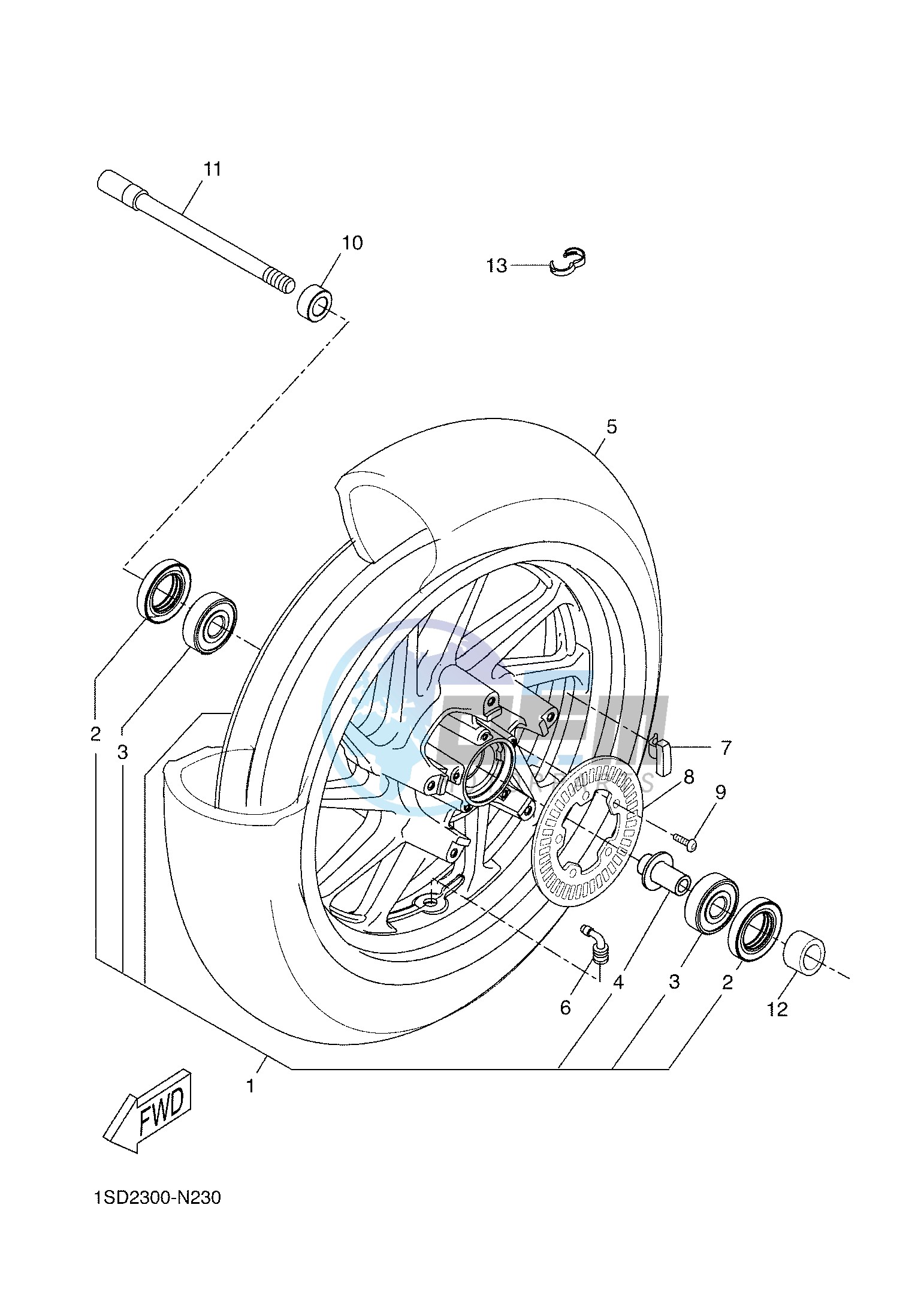 FRONT WHEEL